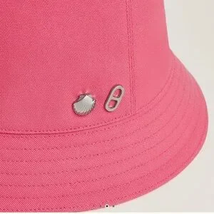 Hermes | Accessories | Calvi Seashell Bucket Hat Rose Azalee  display picture 1